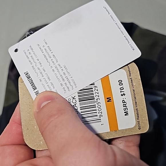 Reebok medium green and brown camo new with tags athletic leggings - Picture 7 of 7